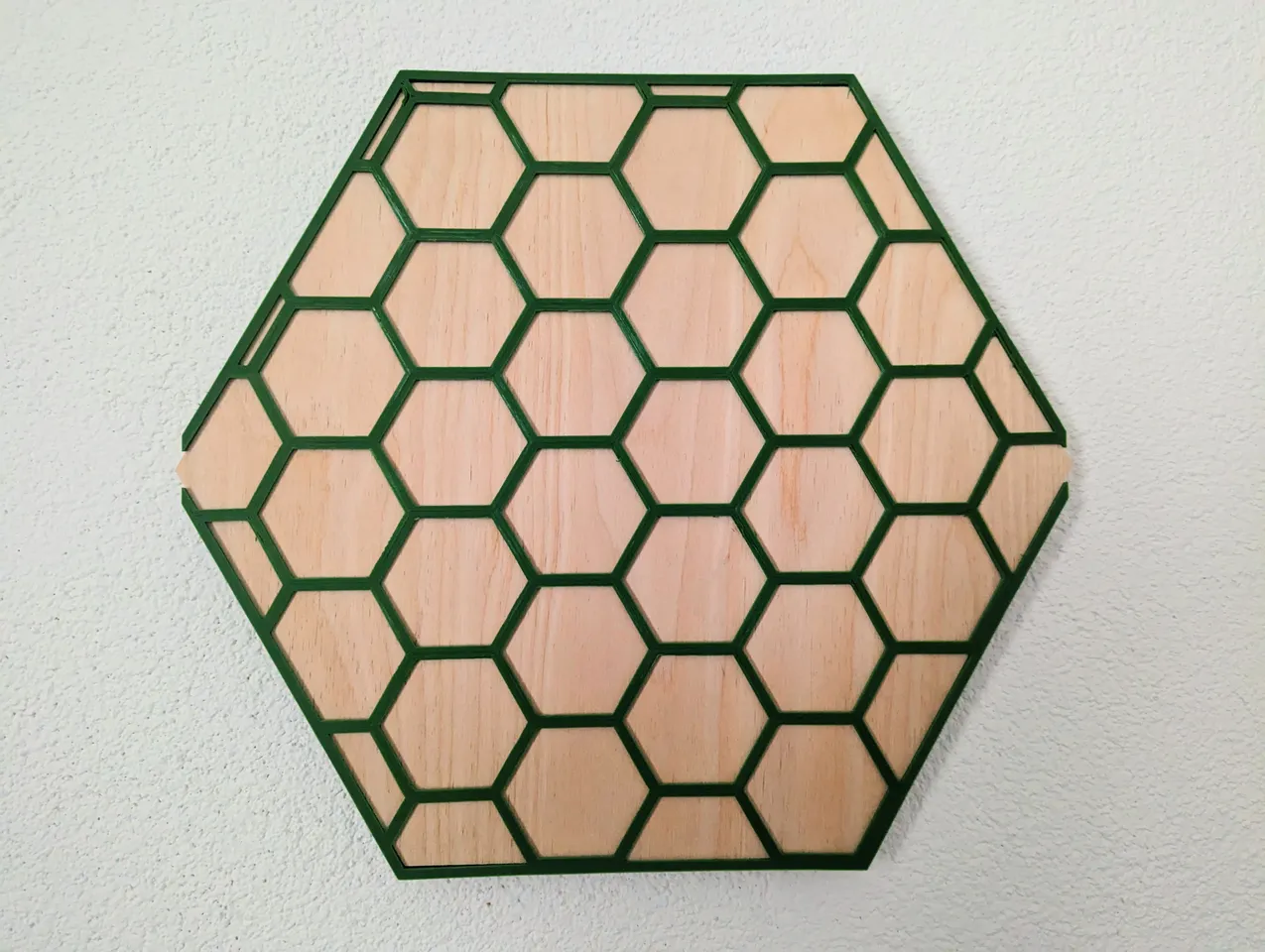 creative multi-color diy 3d geometric hexagon