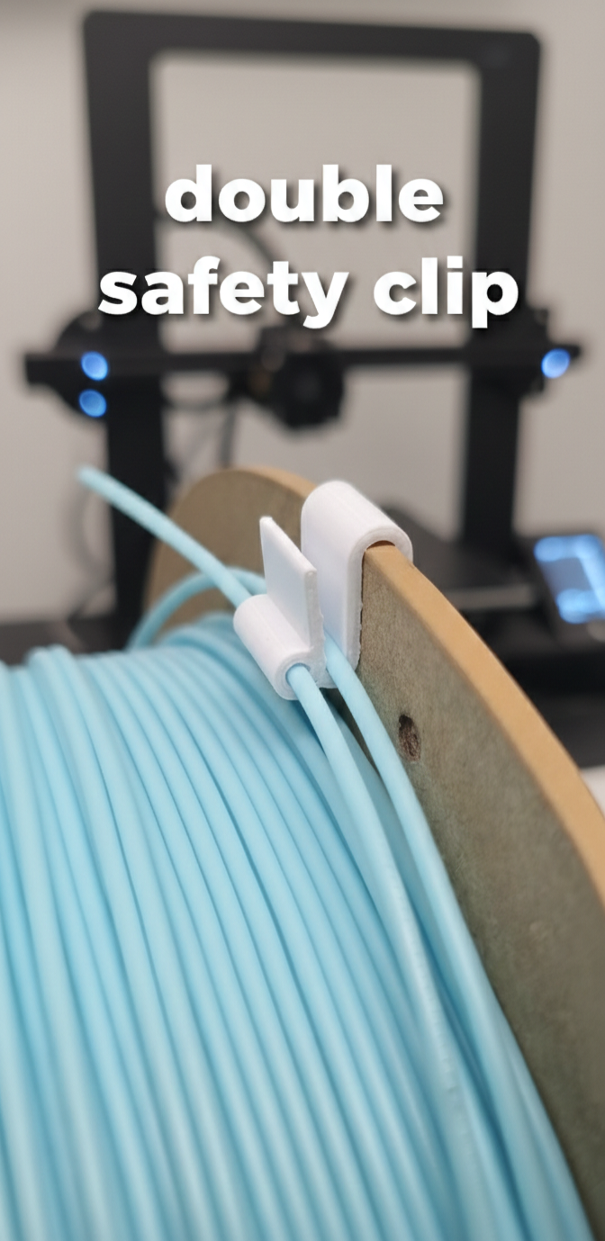 Filament Clip  double safety clip