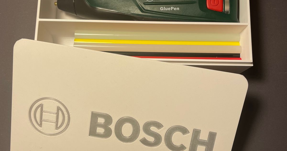 Bosch GluePen Box by Stulli | Download free STL model | Printables.com