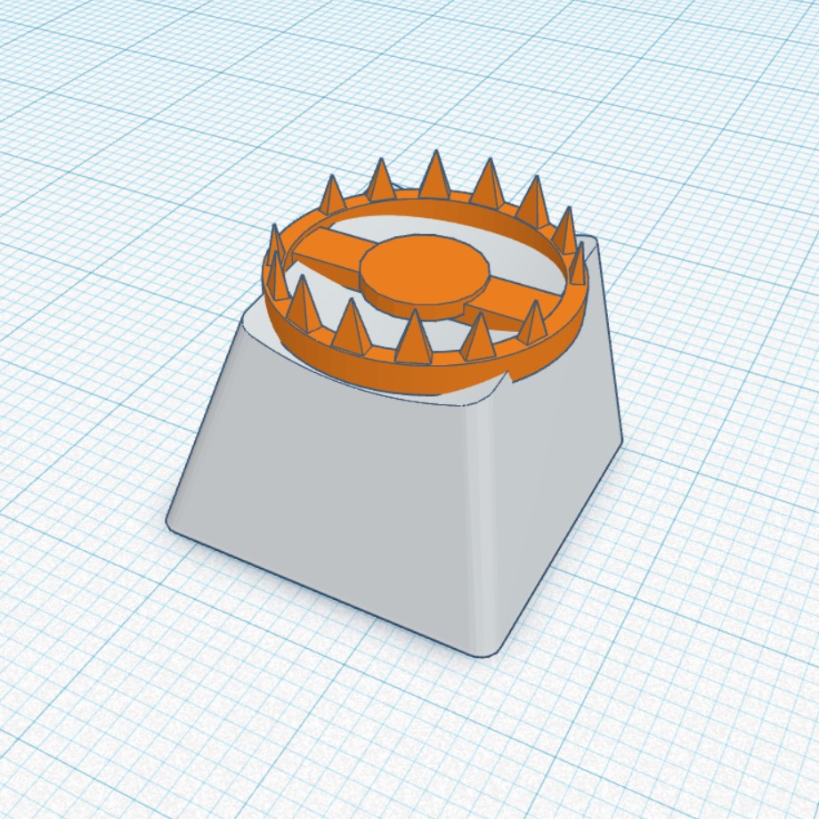 Bear trap keycap