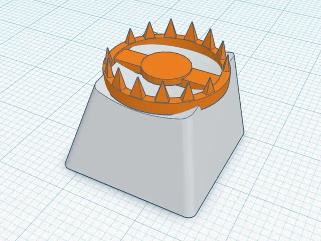 Bear trap keycap