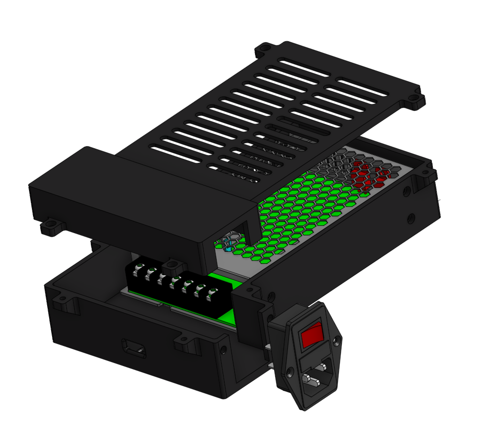 MeanWell LRS 150-24 Case