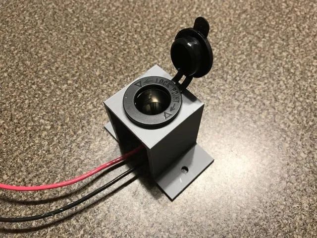 12V Cigarette Lighter Socket Mount