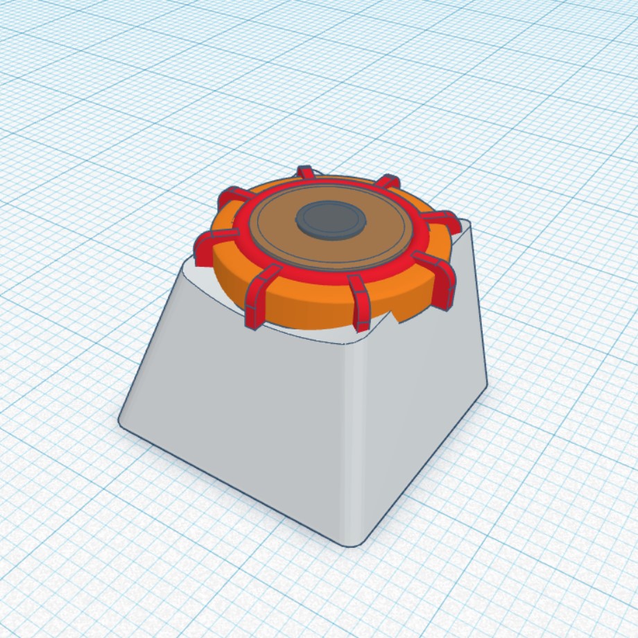 Landmine keycap
