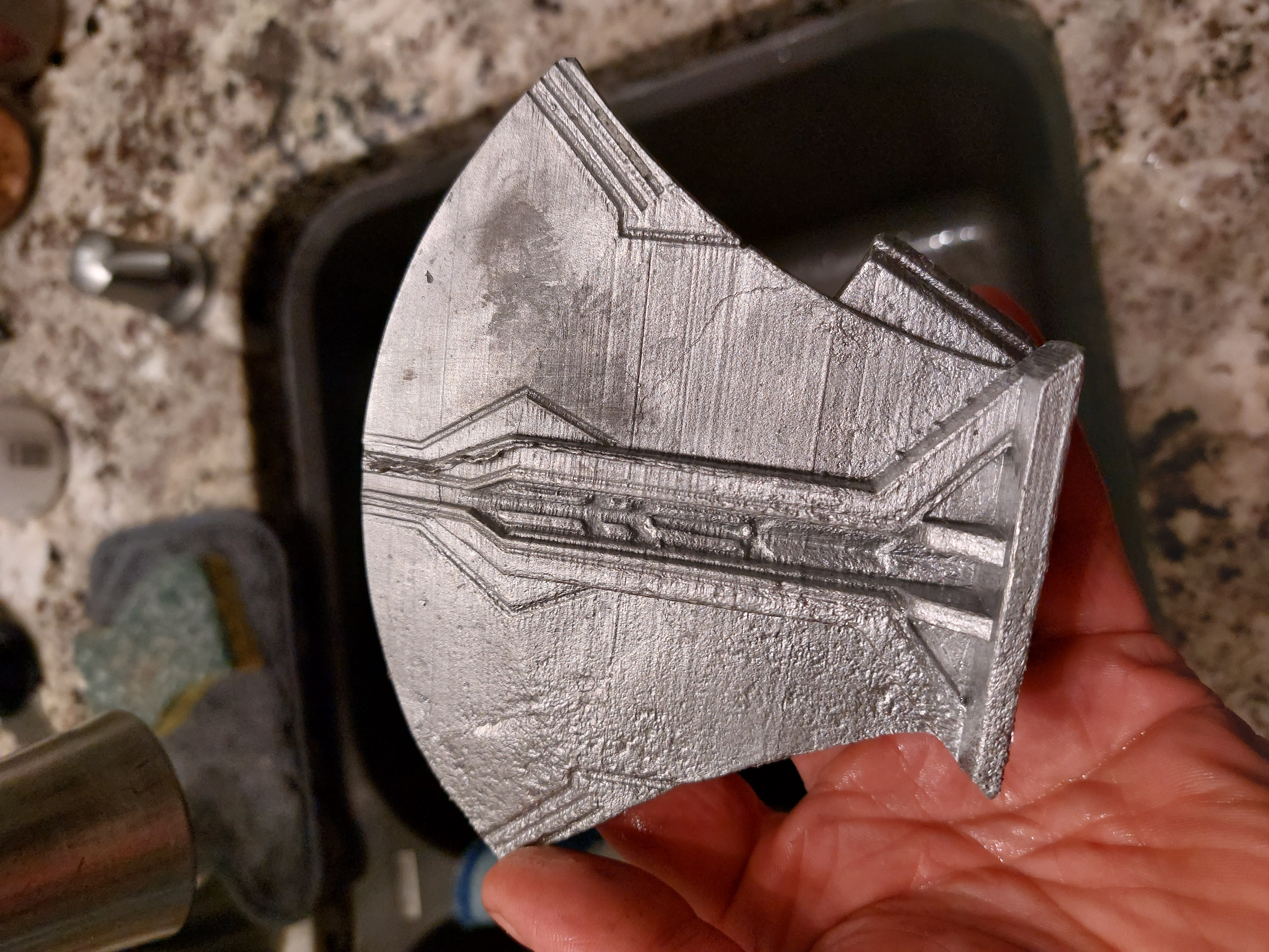 Stormbreaker - Avengers: Infinity War axe head - modified. 3D model thumbnail