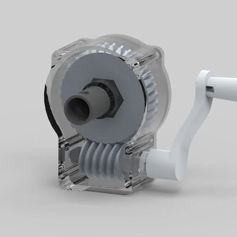 Free STL file Worm Gear Boxes 1:10/1:15/1:20 🪱・3D printable