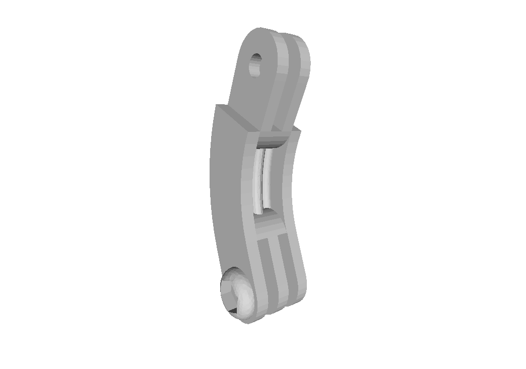 Action camera angeled extension (GoPro)
