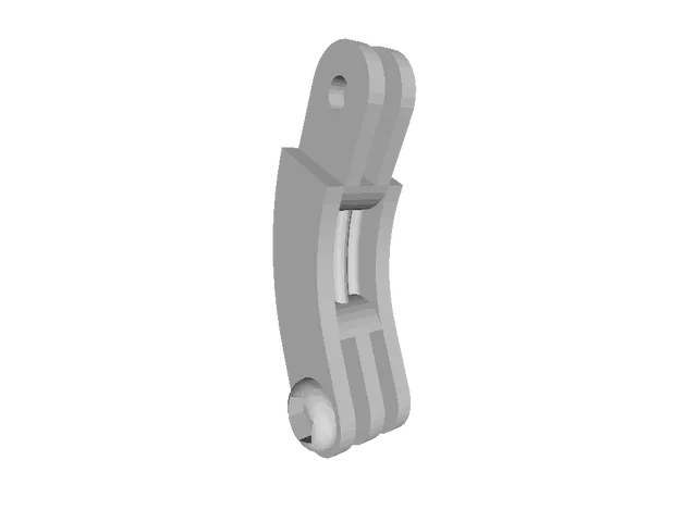 Action camera angeled extension (GoPro)