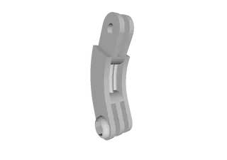 Action camera angeled extension (GoPro)