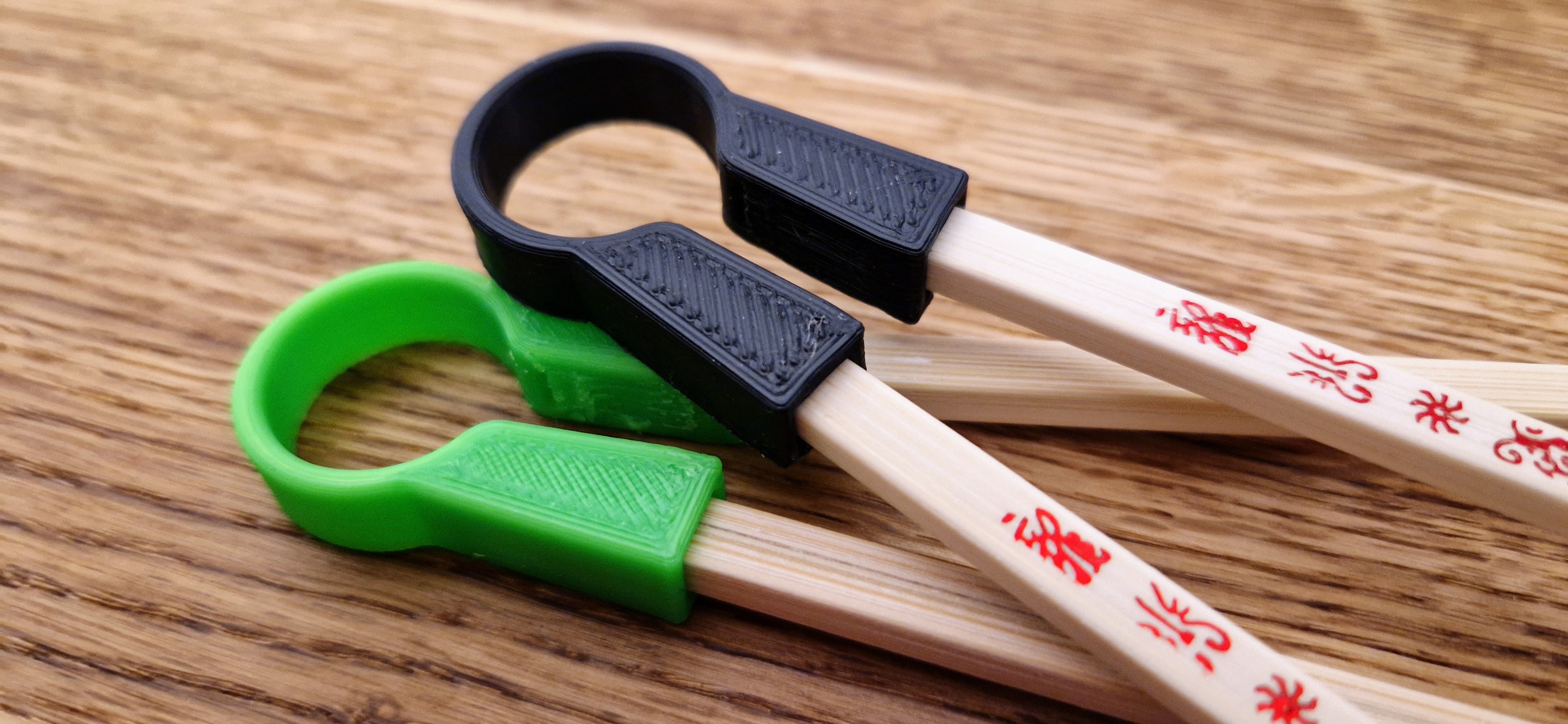 Chopstick Cheaters (not just) for the kids 3D model thumbnail