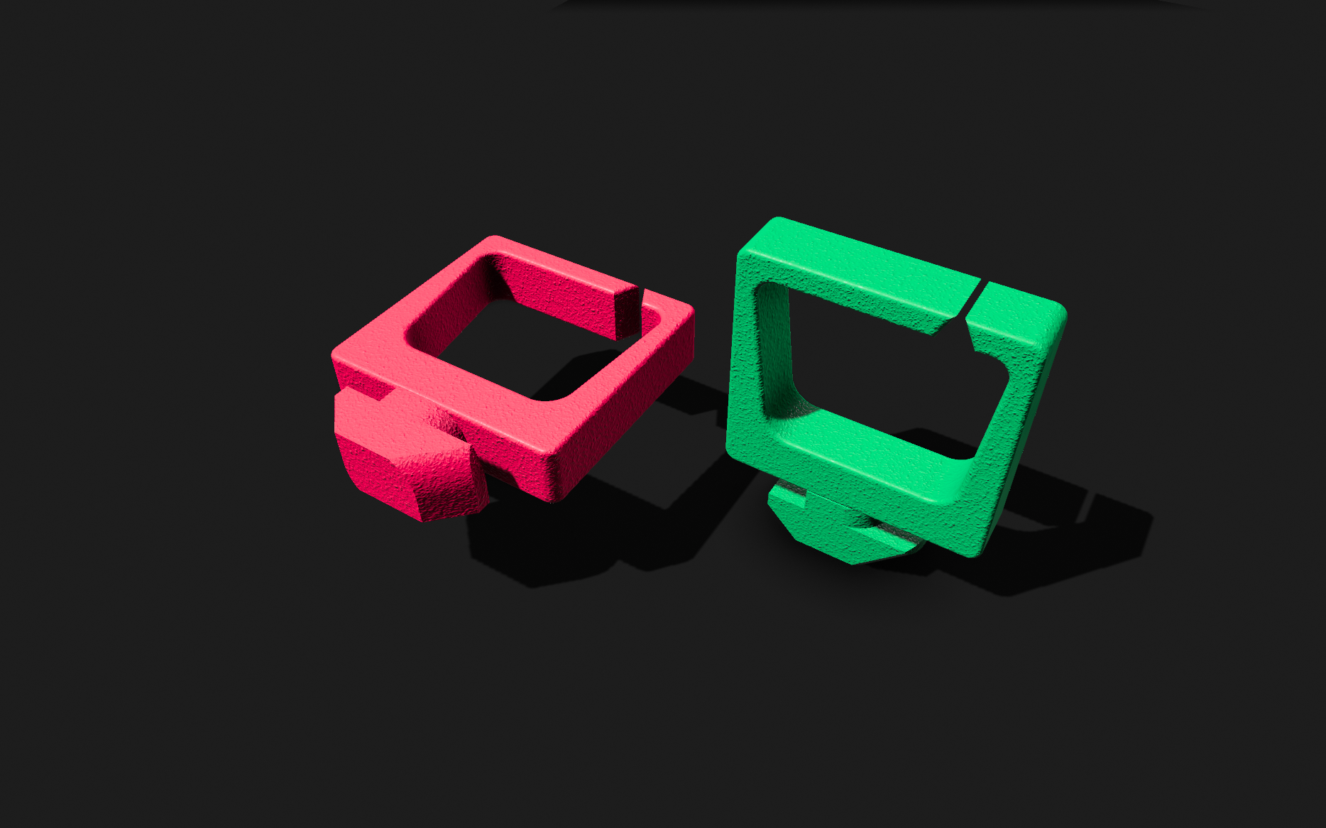 Quick mount wire brackets / clips for 2020; 2040 and 4040 extrusions