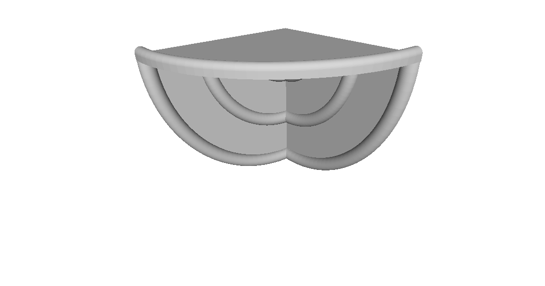 Corner shelf by Avery Knowlton Download free STL model