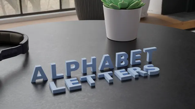 Alphabet Letter W