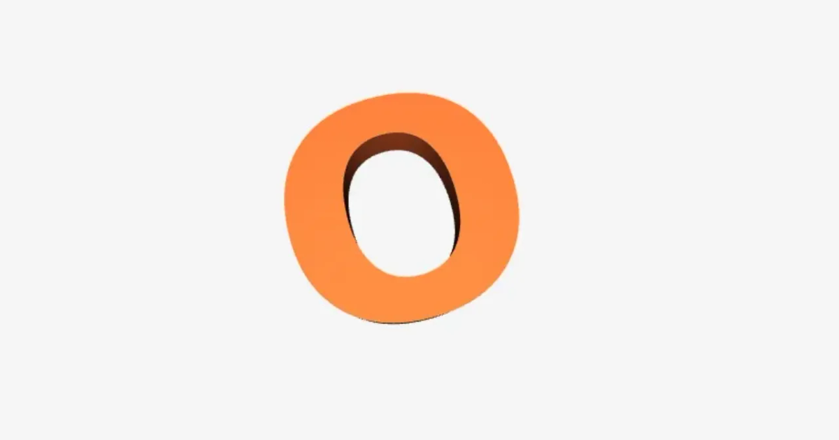 Alphabet Letter O by Thibaud Chrun Download free STL model