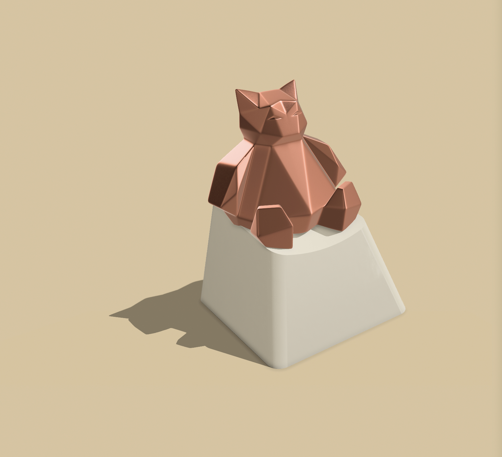 Snorlax Keycap LowPoly