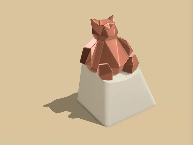 Snorlax Keycap LowPoly