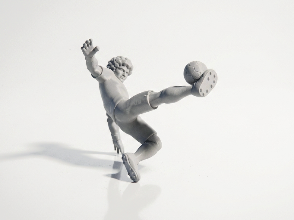Bicycle Kick Soccer Figurine Sports 3D Printable
