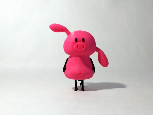 Miniatura 2 do modelo 3D Pig