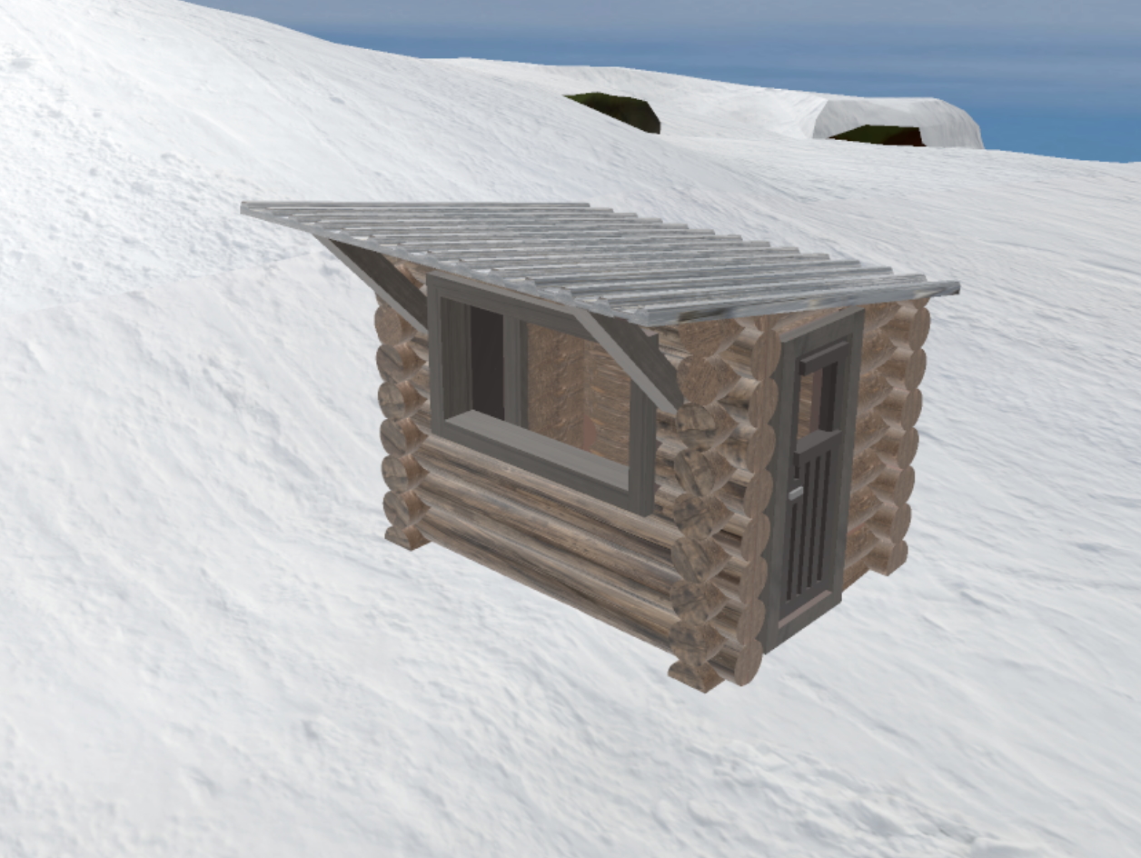 Ski Lift Cabin in 1:87 H0 scale