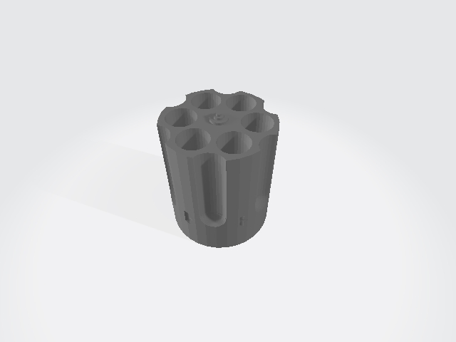 Revolver Cylinder Pencil Holder (corrected from many)