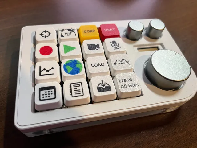 Low Profile multi-color macro keycaps