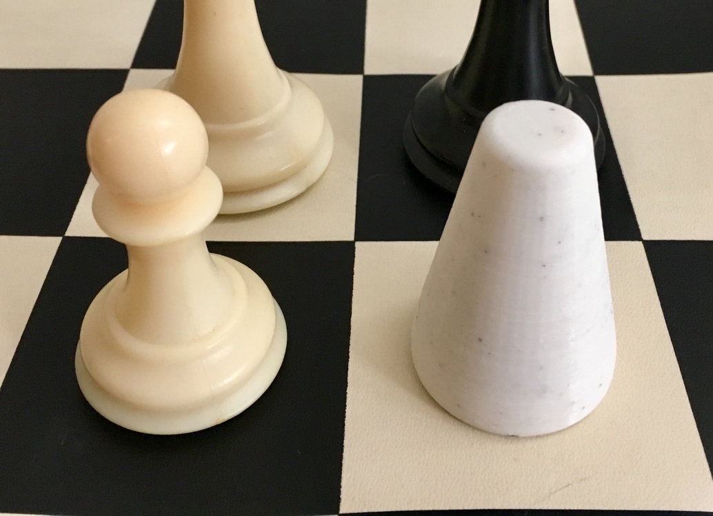 Miniatura 2 do modelo 3D Minimalist chess set v2