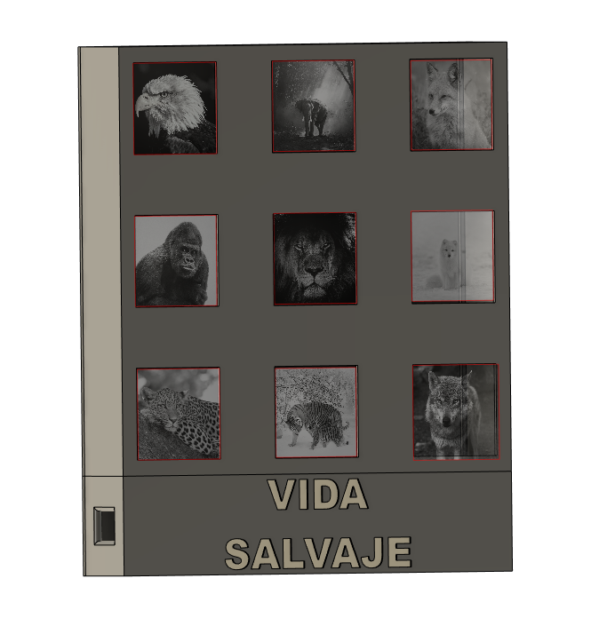 Cuadro-Lampara litofanías