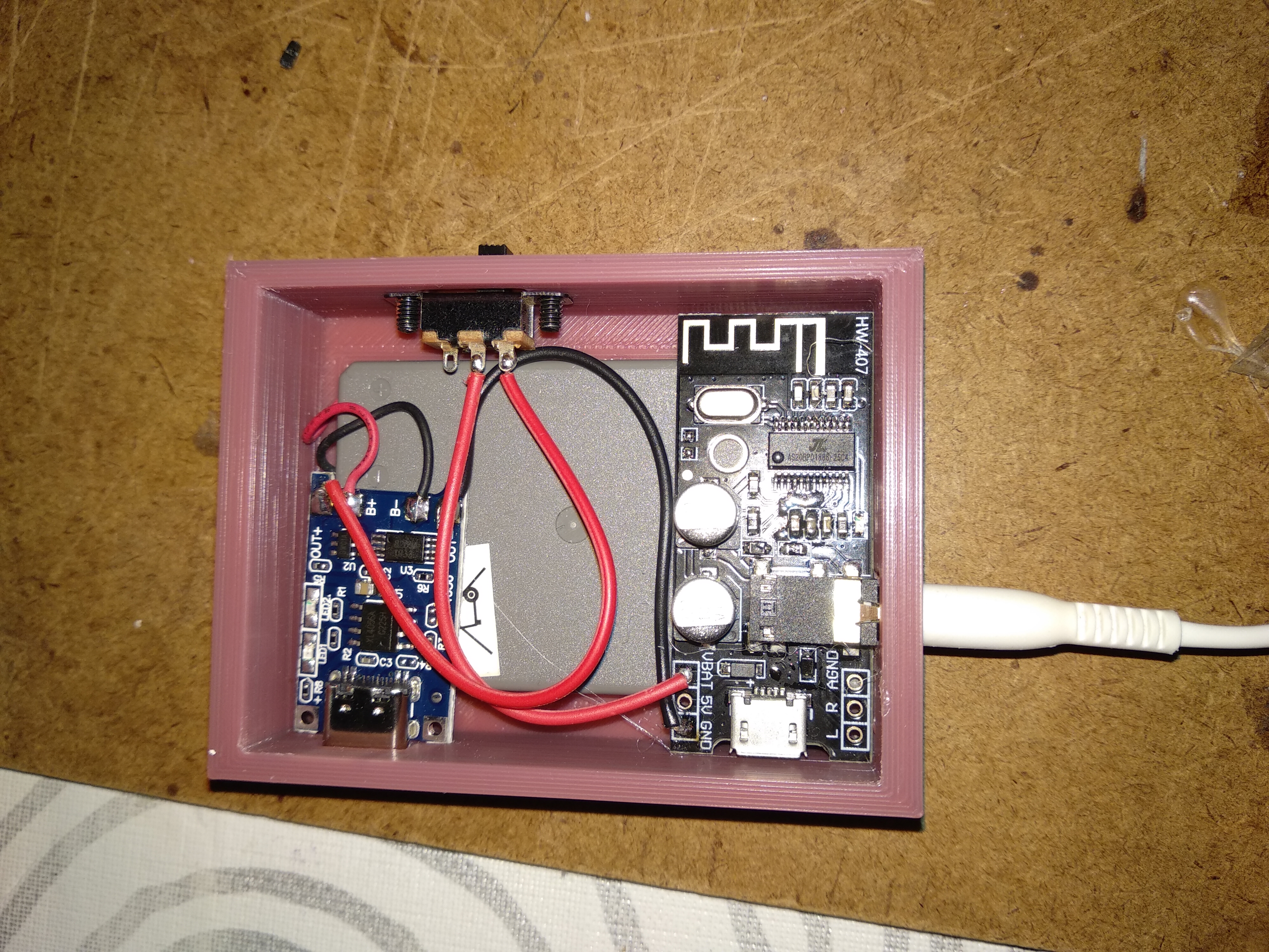 Miniatura 3 do modelo 3D Homebrew Audio Bluetooth Box