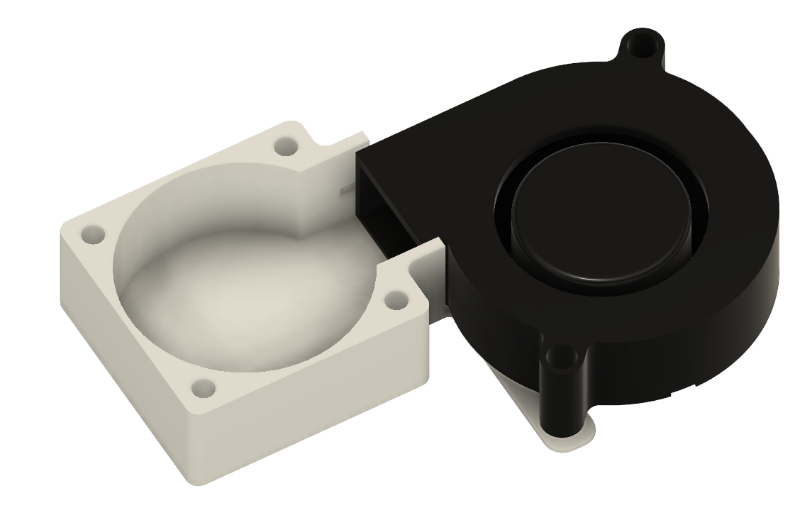 5015 blower adapter to 4010 4020 fan mount