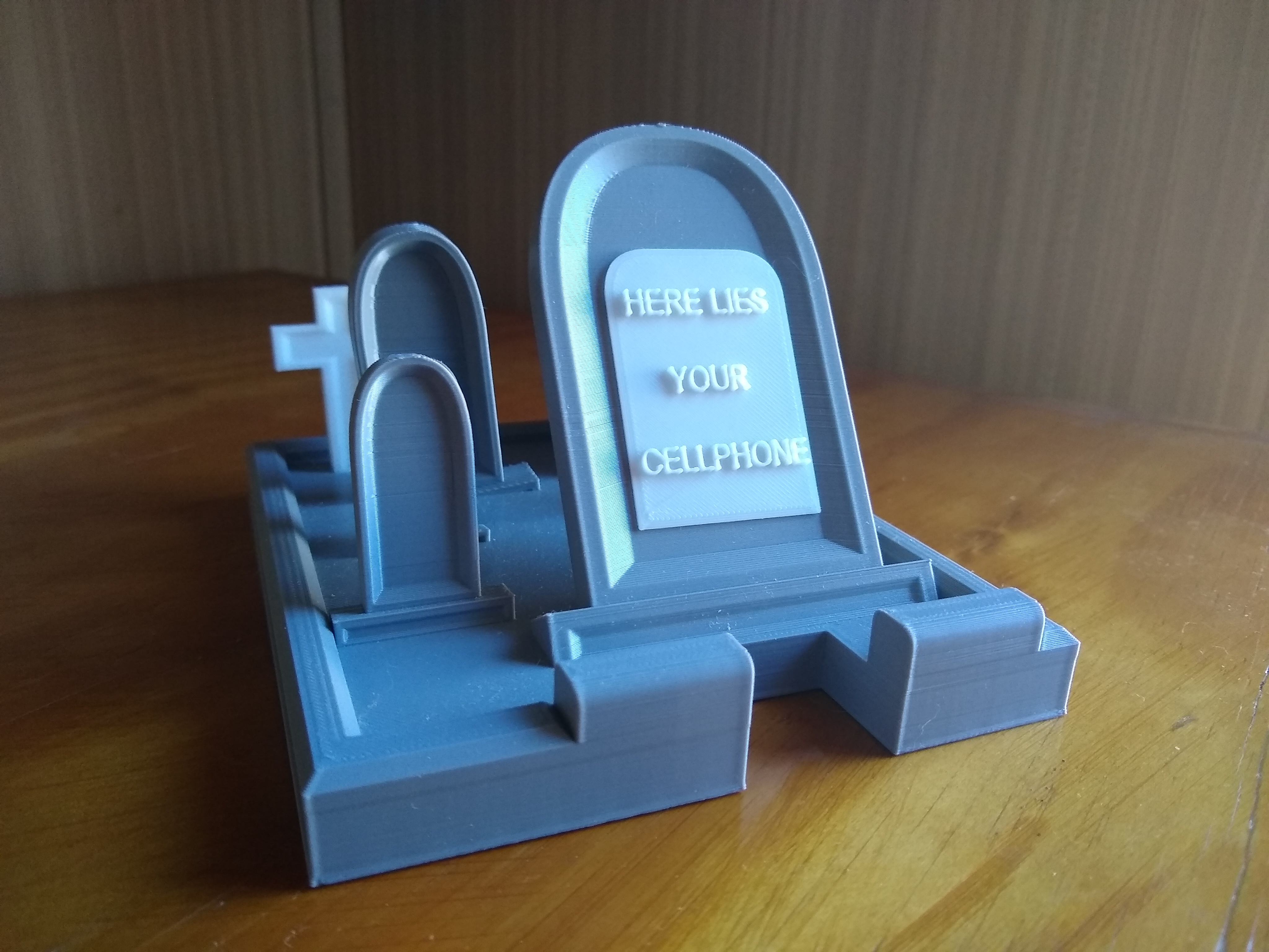 Cemetery Phone Holder