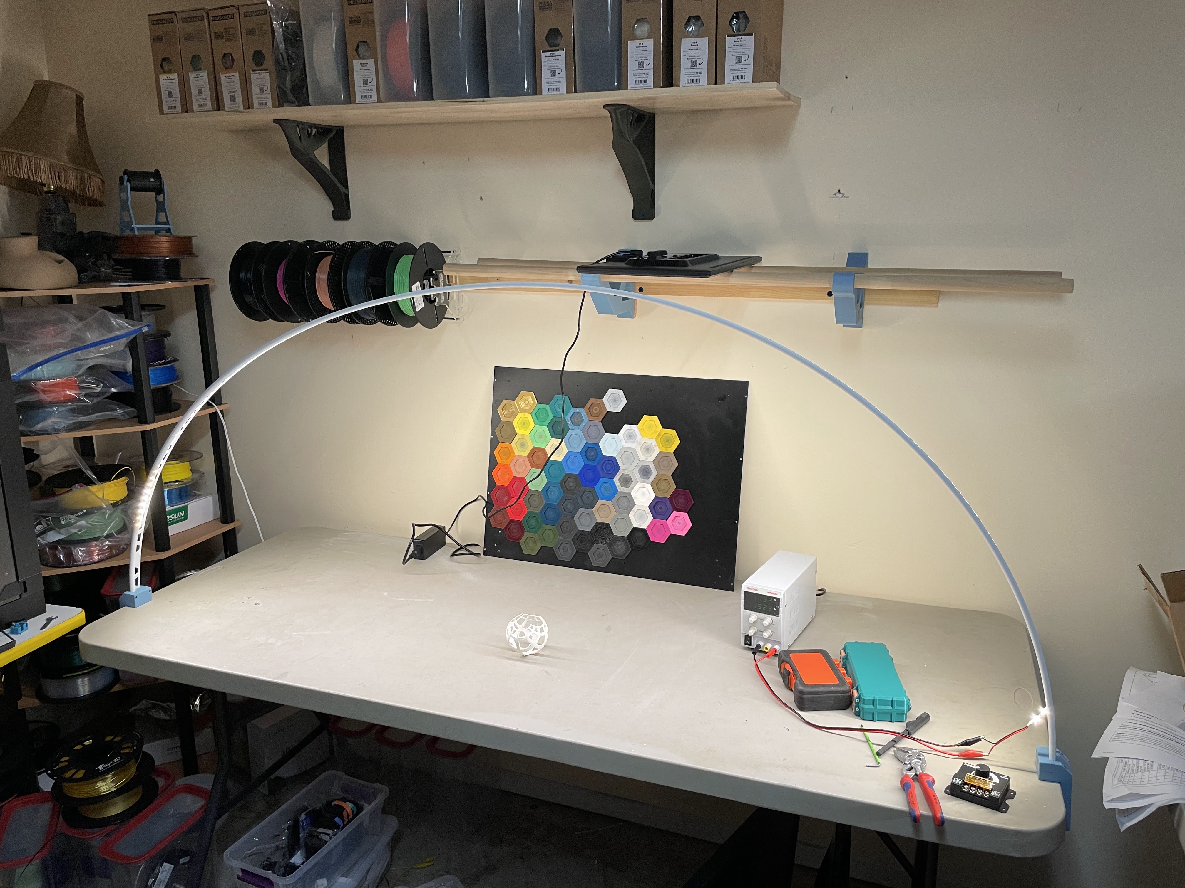 Clamping LED Arch Worklight
