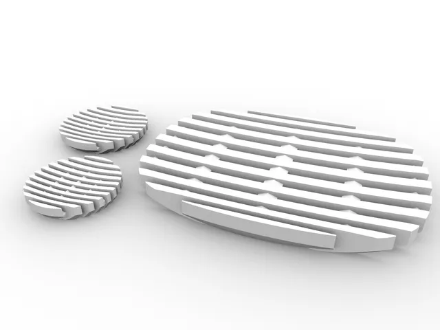 Soap dish round and rectangular base