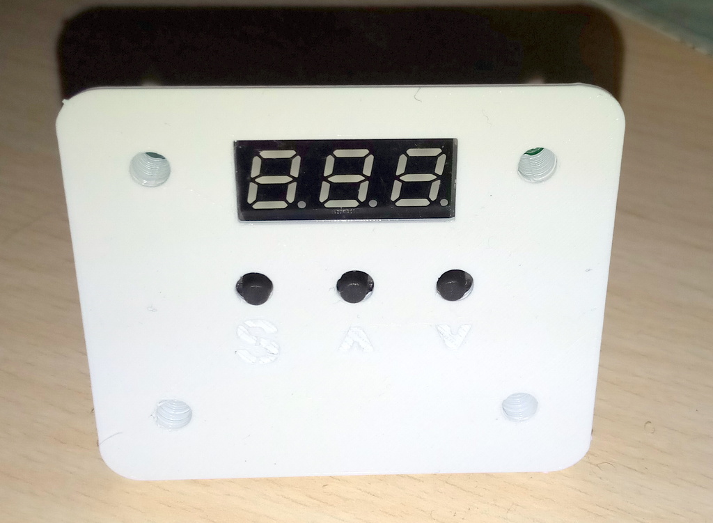 frontal para termostato W1209 Front Panel