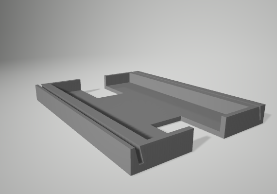3x5 Index Card Tray with vertical slots
