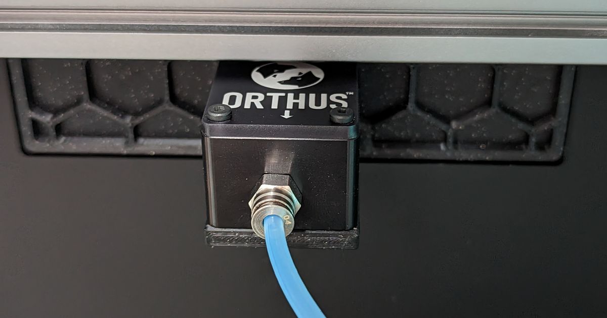 Voron 2.4/Trident Exhaust Cover with Orthus Mount by BlakLanner