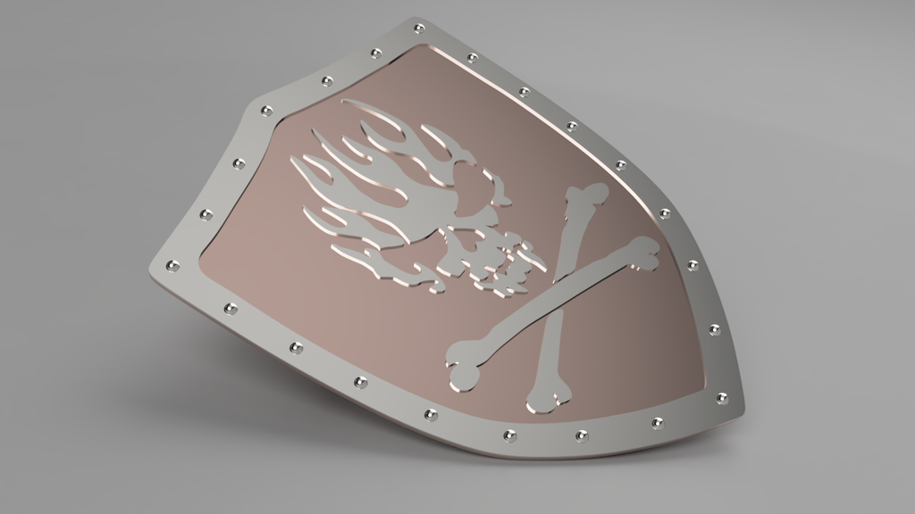 Pirate Skull Shield
