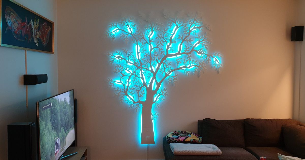 Yggdrasil, the tree of light. by DesignByNilsson Download free STL
