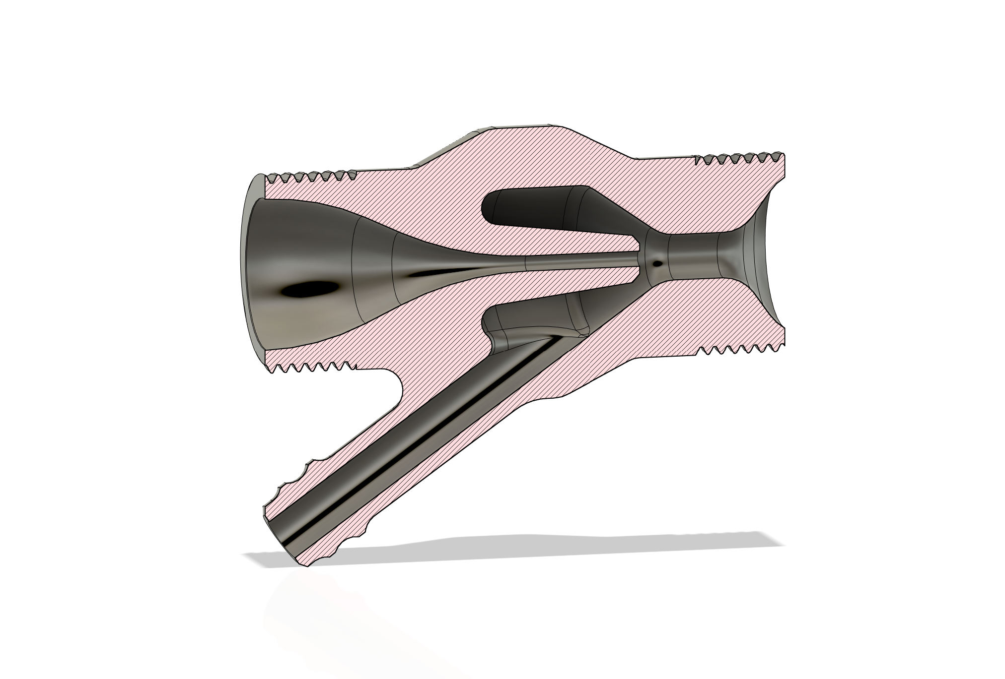 Miniatura 3 do modelo 3D 3/4" threaded Venturi pump