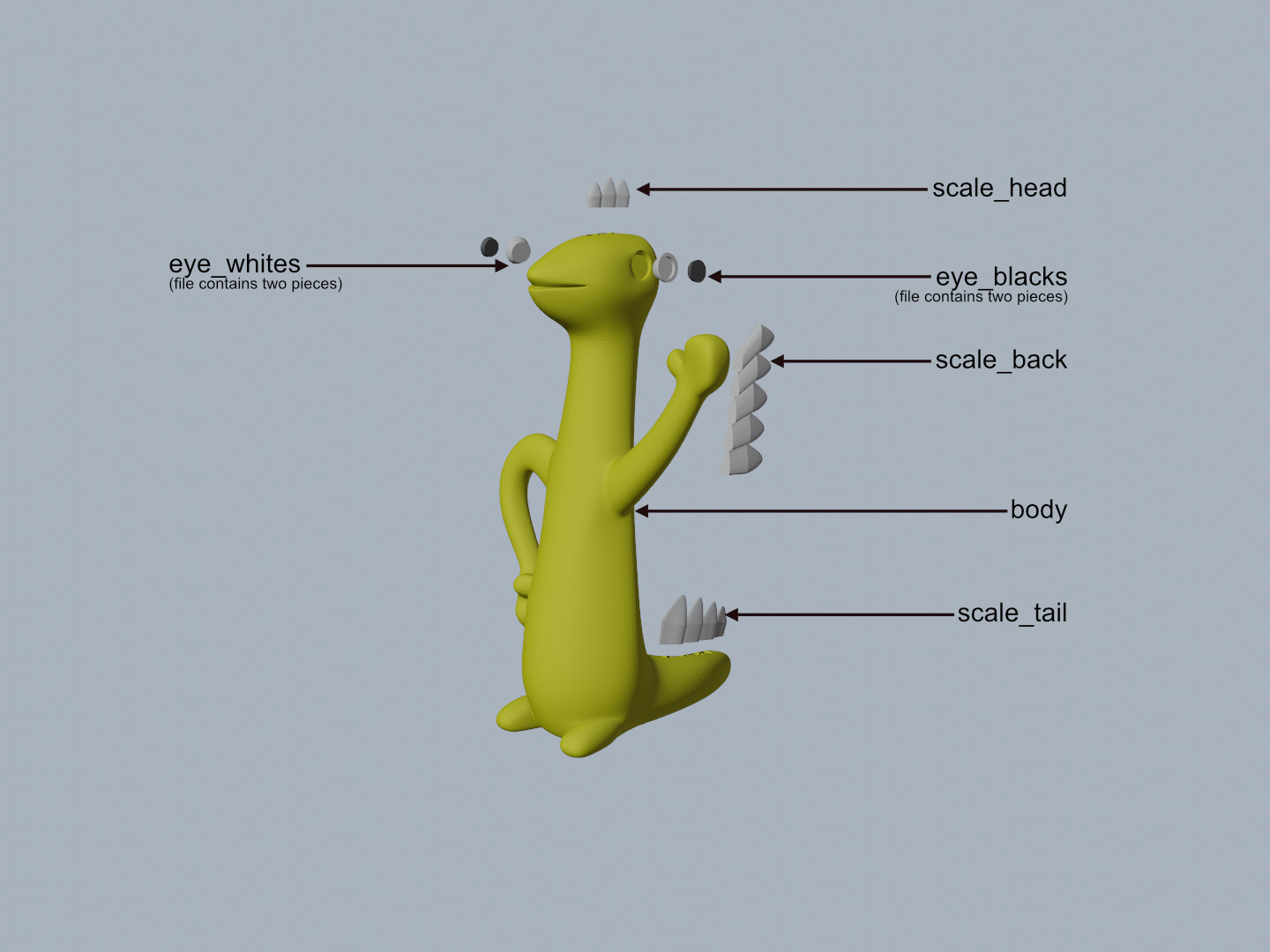 Miniatura 3 do modelo 3D Prickle