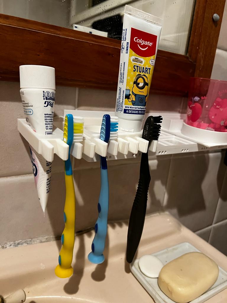 Gridfinity toothpaste and brush holder por Emboli | Descargar modelo ...