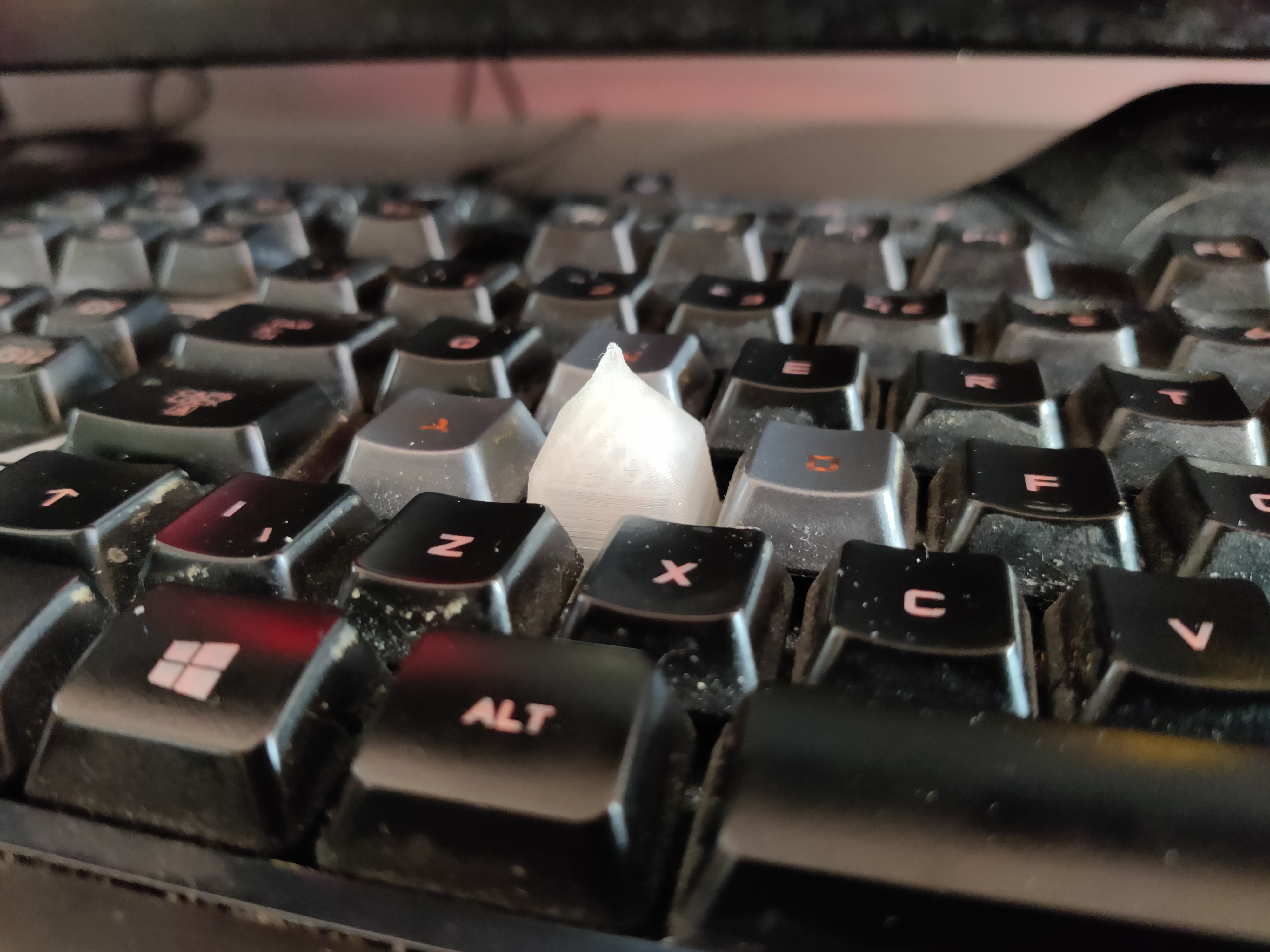 FORBIDDEN KEYCAP (NO RETREAT) [Configurable size]