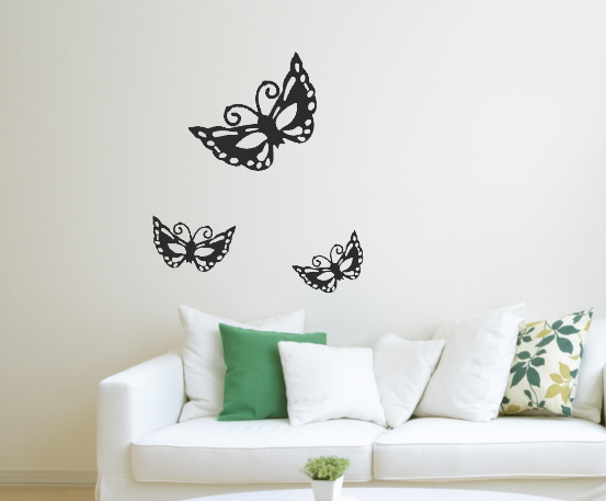 BUTTERFLY OR MASK ? WALL ART DECOR