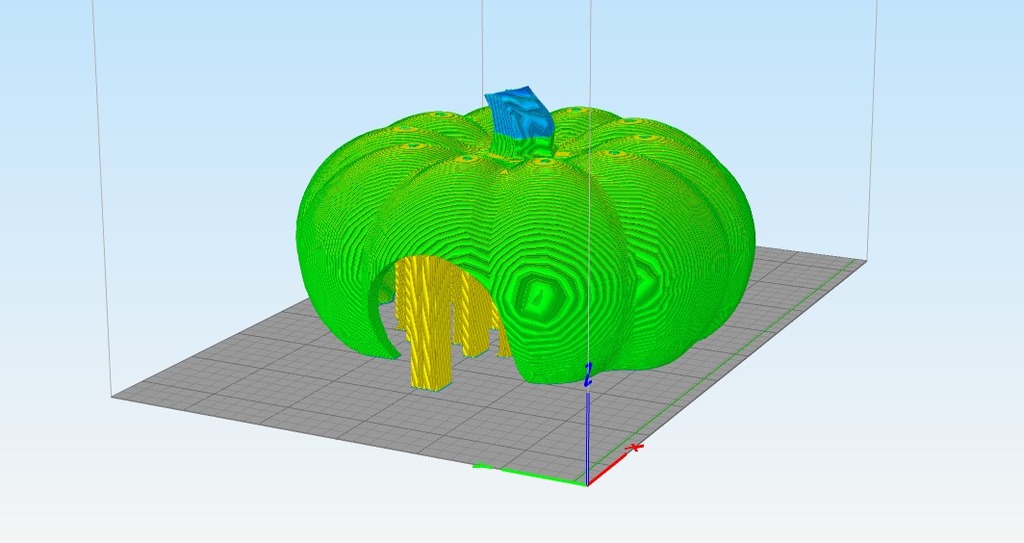 Miniatura 3 do modelo 3D Snake Hide Pumpkin