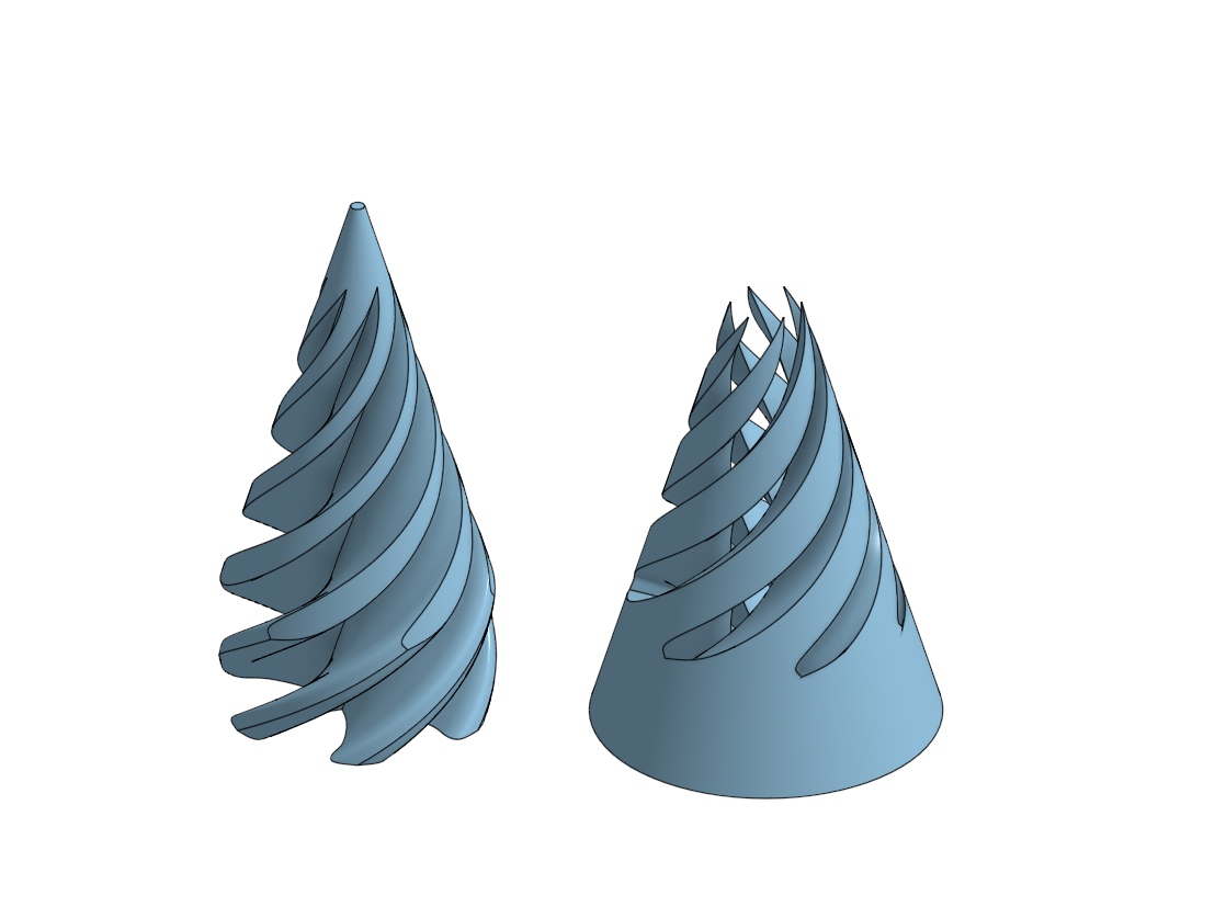 Spiral Cone Fidget Version 2