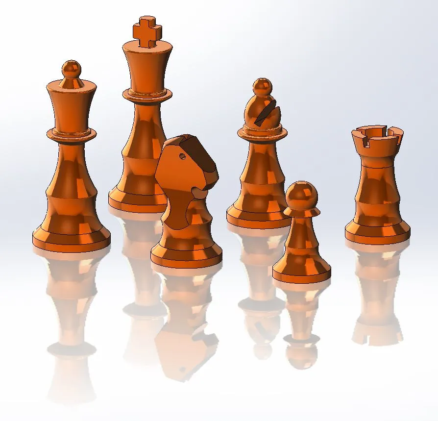 Free STL file Piezas de ajedrez Lexusus ♟️・3D printable design to  download・Cults