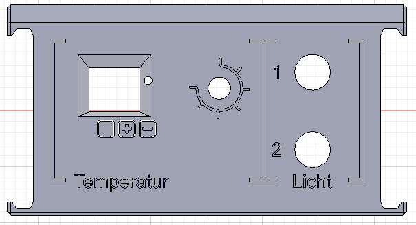 Modular control panel - modul_front_W1219 remix