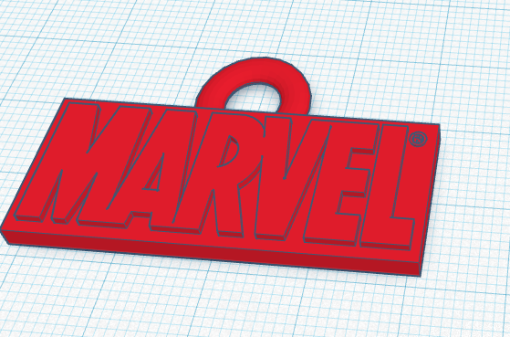 MARVEL Logo - keychain