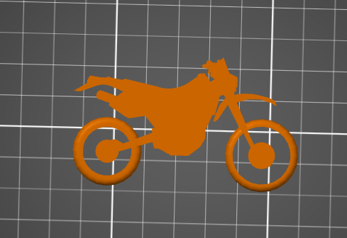 Model of Suzuki DR350
