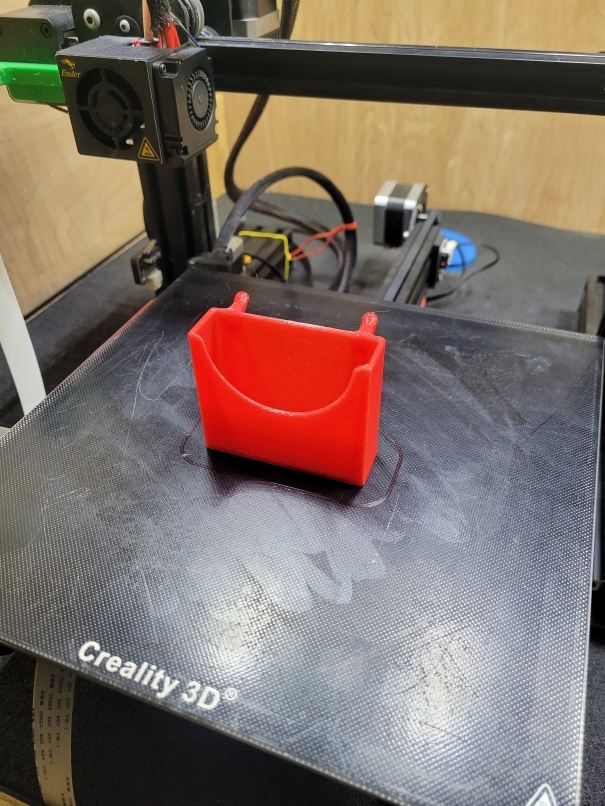 Pegboard NanoVNA Holder