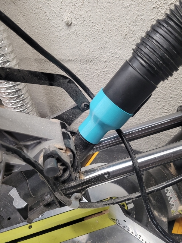 Saw Vacuum Adapter by n9dmt Download free STL model